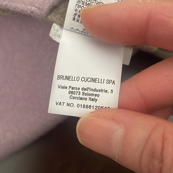 EUC Authentic Brunello Cucinelli Girl 100% cashmere shacket/coat - Picture 7 of 7